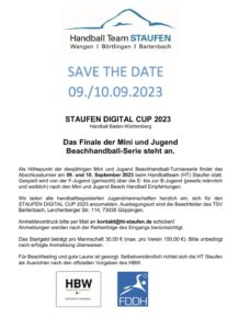 Staufen Digital Cup 2023 @ TSV Sportplatz