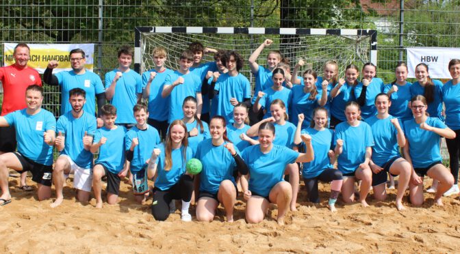 Abschluss Stützpunkt und erste Massnahmen der „nächsten Generation“ im Beach Handball