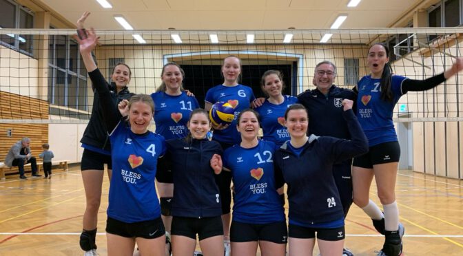 2024-03-12 Volleyball Damen  1: Serie mit 7 Siegen in Folge ! In der Rückrunde noch ungeschlagen ! Platz 2 nun vor letztem Spieltag