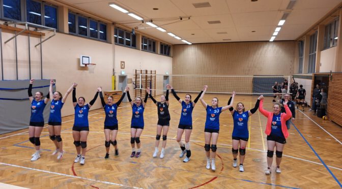 2025-03-11 Volleyball – Damen 1:YES WE DID IT !!! Verbandsliga, wir kommen!!